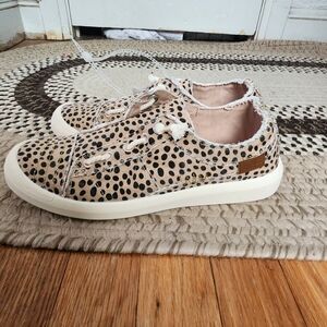 Blowfish Leopard Print Beachside Sneakers